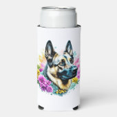 Nur ein Mädchen, das deutsche Hirten Liebe Selters Dosenkühler (Seltzer Vorderseite)