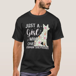 Nur ein Mädchen, das deutsche Schäferhunde liebt S T-Shirt