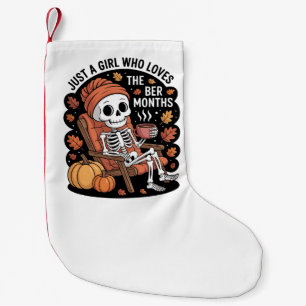 Nur ein Mädchen, das die Ber Monats Weihnachten Li Kleiner Weihnachtsstrumpf