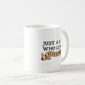 Nur ein Mädchen, das die Geschichte Liebe Kaffeetasse (VorderseiteRechts)