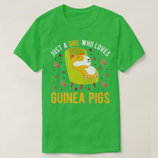 Nur ein Mädchen, das die Guinea Liebe - 1 T-Shirt (Design vorne)