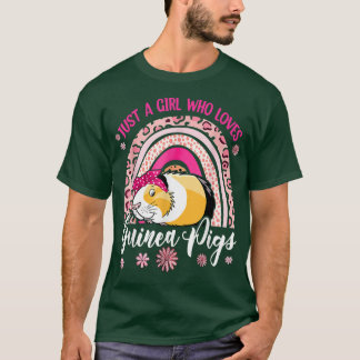 Nur ein Mädchen, das die Guinea Liebe Schweine Blä T-Shirt