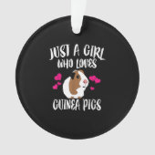 Nur ein Mädchen, das die Guinea Liebe, schweine Gu Ornament (Vorderseite)