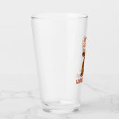 Nur ein Mädchen, das die Kühe der Highlands Liebe Glas (Rechts)