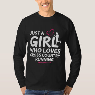 Nur ein Mädchen, das die Liebe überquert, läuft CC T-Shirt