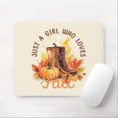 Nur ein Mädchen, das die Lieben fallen lässt - gem Mousepad (Mit Mouse)