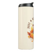 Nur ein Mädchen, das die Lieben fallen lässt - gem Thermosbecher (Nach links gedreht)