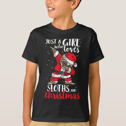 Nur ein Mädchen, das die Weihnachtsfrauen Niedlich T-Shirt (Vorderseite)