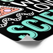 Nur ein Mädchen, das die Wissenschaft zurück zu de Poster (Ecke)