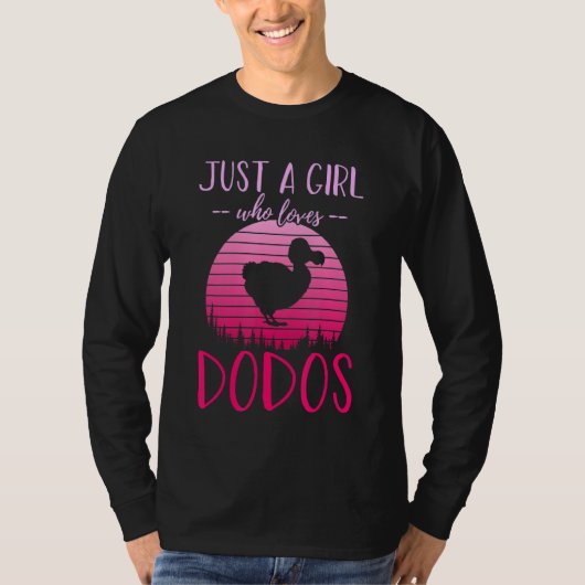 Nur ein Mädchen, das Dodos Liebe, Mädchen T-Shirt (Vorderseite)