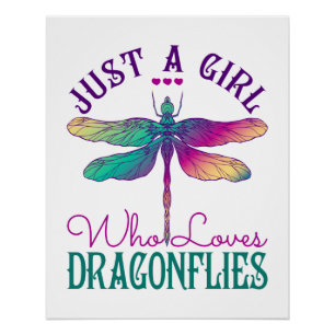 Nur ein Mädchen, das Drachenfliegen Liebe Poster