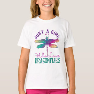 Nur ein Mädchen, das Drachenfliegen Liebe T-Shirt