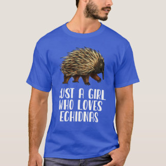 Nur ein Mädchen, das Echidnas Lieben T-Shirt