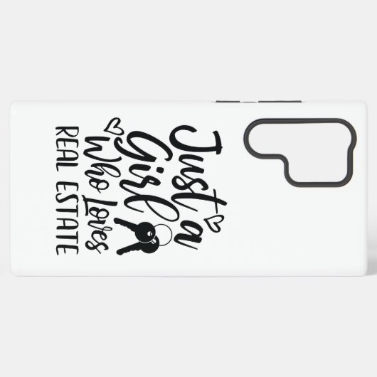 Nur ein Mädchen, das echte Anwesen Handy-Gehäuse L Samsung Galaxy Hülle (Rückseite (Horizontal))