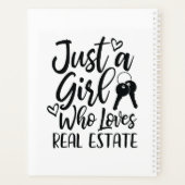 Nur ein Mädchen, das echte Anwesen-Planer Liebe Planer (Rückseite)