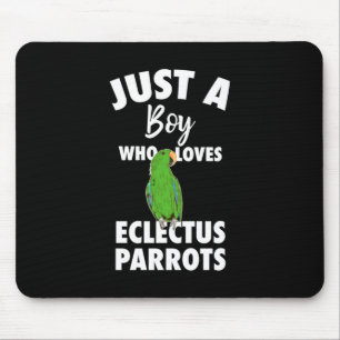 Nur ein Mädchen, das Eclectus Parrot Liebe Mousepad