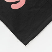 Nur ein Mädchen, das Eichhörnchen Liebe Fleecedecke (Ecke)