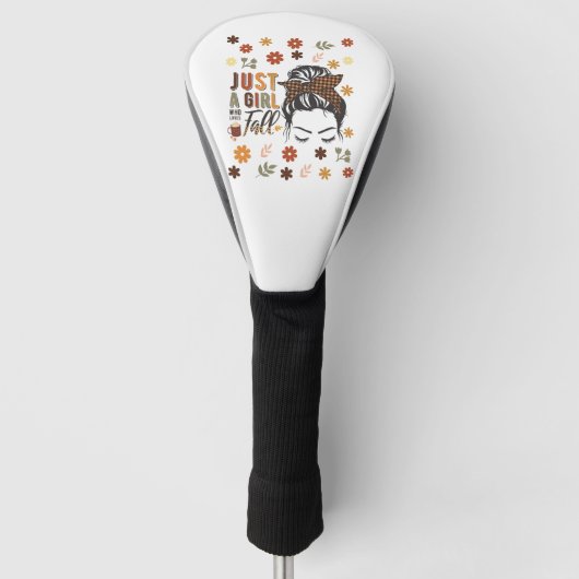 Nur ein Mädchen, das einen Fall Liebe Golf Headcover (Vorderseite)