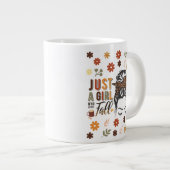 Nur ein Mädchen, das einen Fall Liebe Jumbo-Tasse (Vorderseite Rechts)