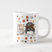 Nur ein Mädchen, das einen Fall Liebe Jumbo-Tasse (Rechts)