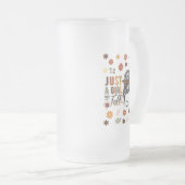 Nur ein Mädchen, das einen Fall Liebe Mattglas Bierglas (VorderseiteRechts)