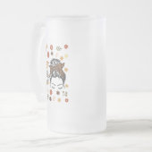 Nur ein Mädchen, das einen Fall Liebe Mattglas Bierglas (Vorderseite Links)