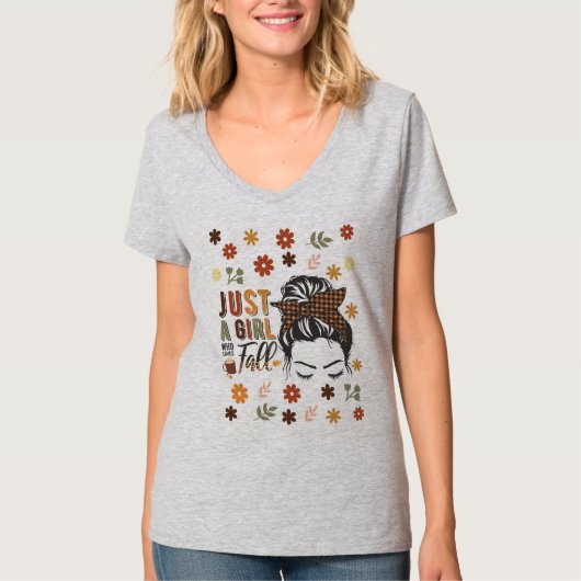 Nur ein Mädchen, das einen Fall Liebe T-Shirt (Vorderseite)