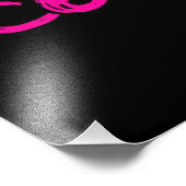 Nur ein Mädchen, das Eis-Skaten Liebe Fotodruck (Ecke)