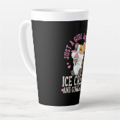Nur ein Mädchen, das Eis und Guinea  Milchtasse (Linke Ecke)