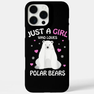 Nur ein Mädchen, das Eisbären Liebe, Girls Polar B iPhone 16 Pro Max Hülle