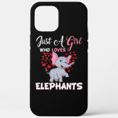 Nur ein Mädchen, das Elefanten Liebe Case-Mate iPhone Hülle (Rückseite)
