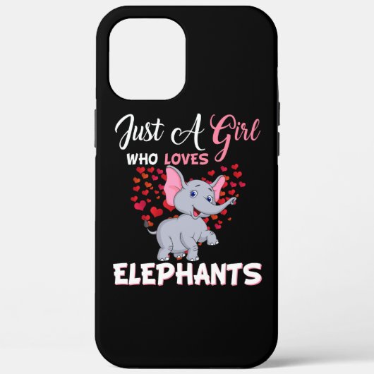 Nur ein Mädchen, das Elefanten Liebe Case-Mate iPhone Hülle (Rückseite)