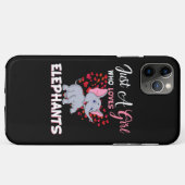 Nur ein Mädchen, das Elefanten Liebe Case-Mate iPhone Hülle (Rückseite (Horizontal))