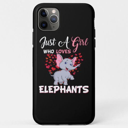 Nur ein Mädchen, das Elefanten Liebe Case-Mate iPhone Hülle (Rückseite)