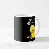 Nur ein Mädchen, das Enten Lieben - Niedliche Ente Kaffeetasse (VorderseiteRechts)