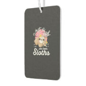 Nur ein Mädchen, das Faultier-Tee liebt Süße Fault Autolufterfrischer (Links)