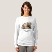 nur ein Mädchen, das Faultiere mag T-Shirt (Vorne ganz)