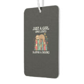 Nur ein Mädchen, das Faultiere und Bücher liebt, s Autolufterfrischer (Links)