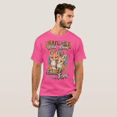 Nur ein Mädchen, das Fennec-Füchse Liebe T-Shirt (Vorne ganz)