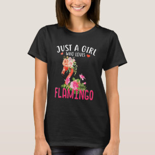 Nur ein Mädchen, das Flamingos Niedlich Flamingo G T-Shirt