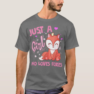Nur ein Mädchen, das FoesFo Lover Zookeeper Liebe T-Shirt