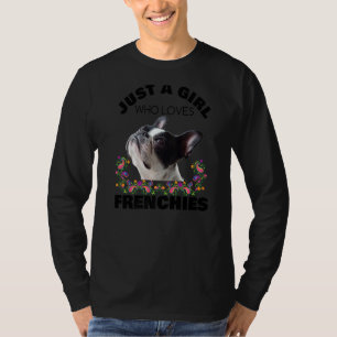 Nur ein Mädchen, das Franzosen Liebe, Niedlichen f T-Shirt