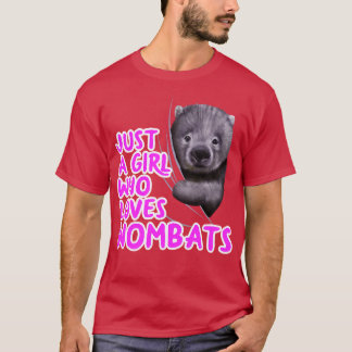 Nur ein Mädchen, das Frauen Liebe T-Shirt