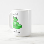 Nur ein Mädchen, das Freunde Liebe Kaffeetasse (Vorderseite Links)