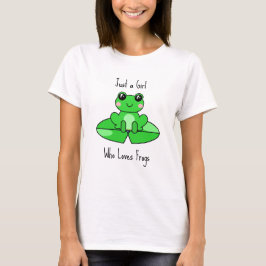 Nur ein Mädchen, das Freunde Liebe T-Shirt