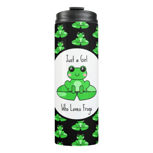 Nur ein Mädchen, das Freunde Liebe Thermosbecher (Vorderseite)