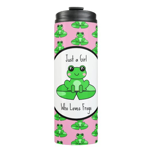 Nur ein Mädchen, das Freunde Liebe Thermosbecher (Vorderseite)