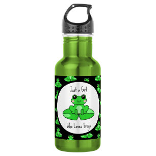 Nur ein Mädchen, das Freunde liebt Edelstahlflasche