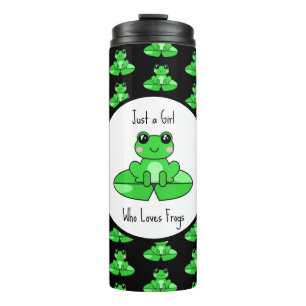 Nur ein Mädchen, das Freunde liebt Thermosbecher