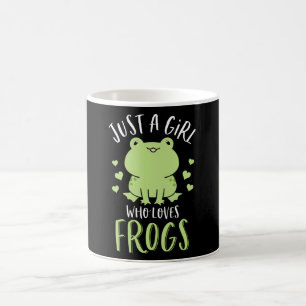 Nur ein Mädchen, das Frosch Niedliche Froschschen Kaffeetasse